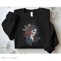 Day Of The Dead Girl With Flower Graphic Sweatshirt thumb 2