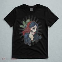 Day Of The Dead Girl With Flower Graphic T-Shirt thumb 5