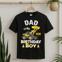 Dad Of The Birthday Boy Construction Family Matching T-Shirt thumb 2