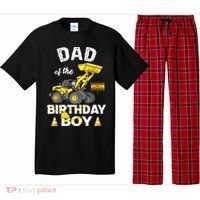 Dad Of The Birthday Boy Construction Family Matching Pajama Set thumb 0