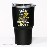 Dad Of The Birthday Boy Construction Family Matching Tumbler thumb 0