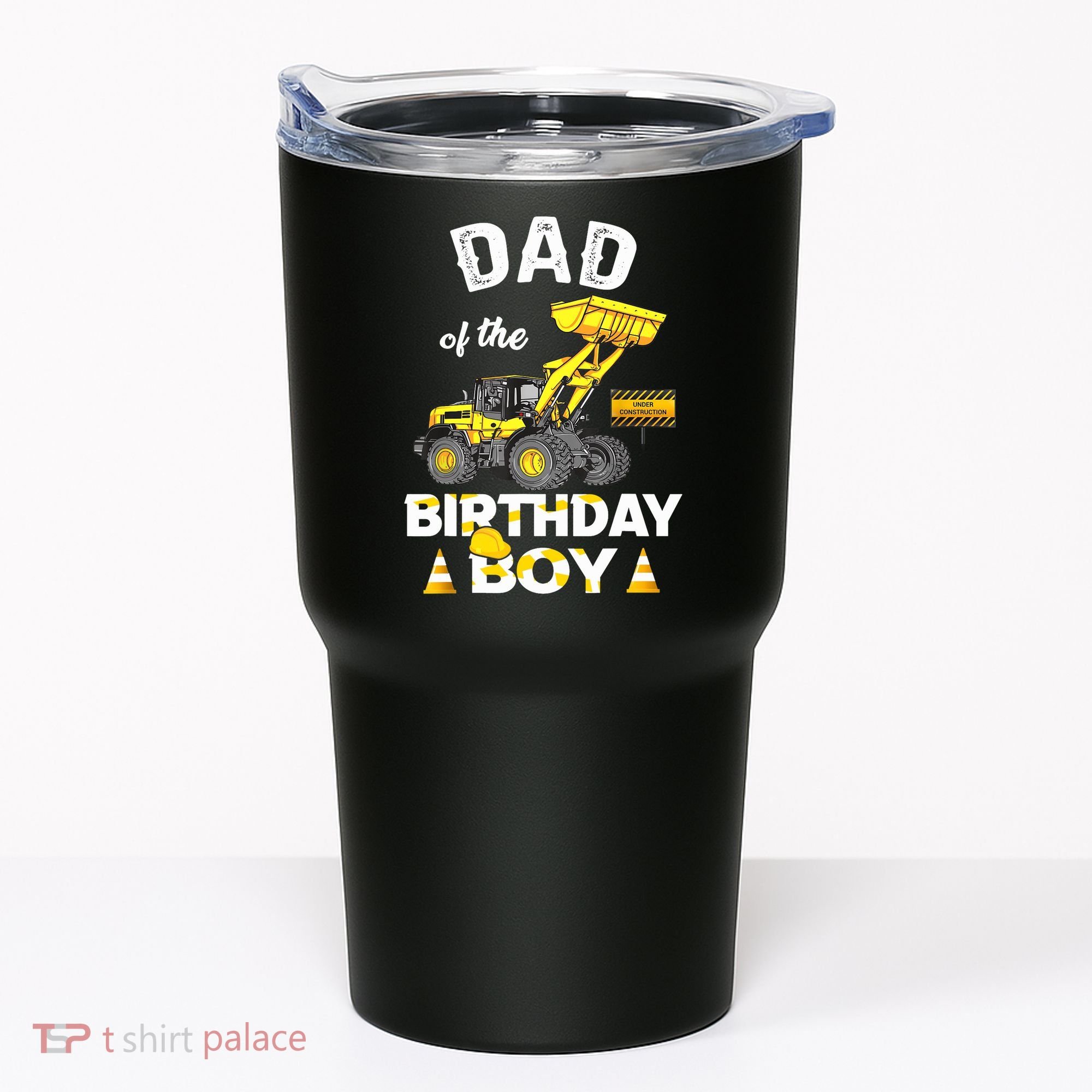 Dad Of The Birthday Boy Construction Family Matching Tumbler