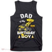 Dad Of The Birthday Boy Construction Family Matching Tank Top thumb 0