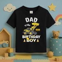 Dad Of The Birthday Boy Construction Family Matching Toddler T-Shirt thumb 3