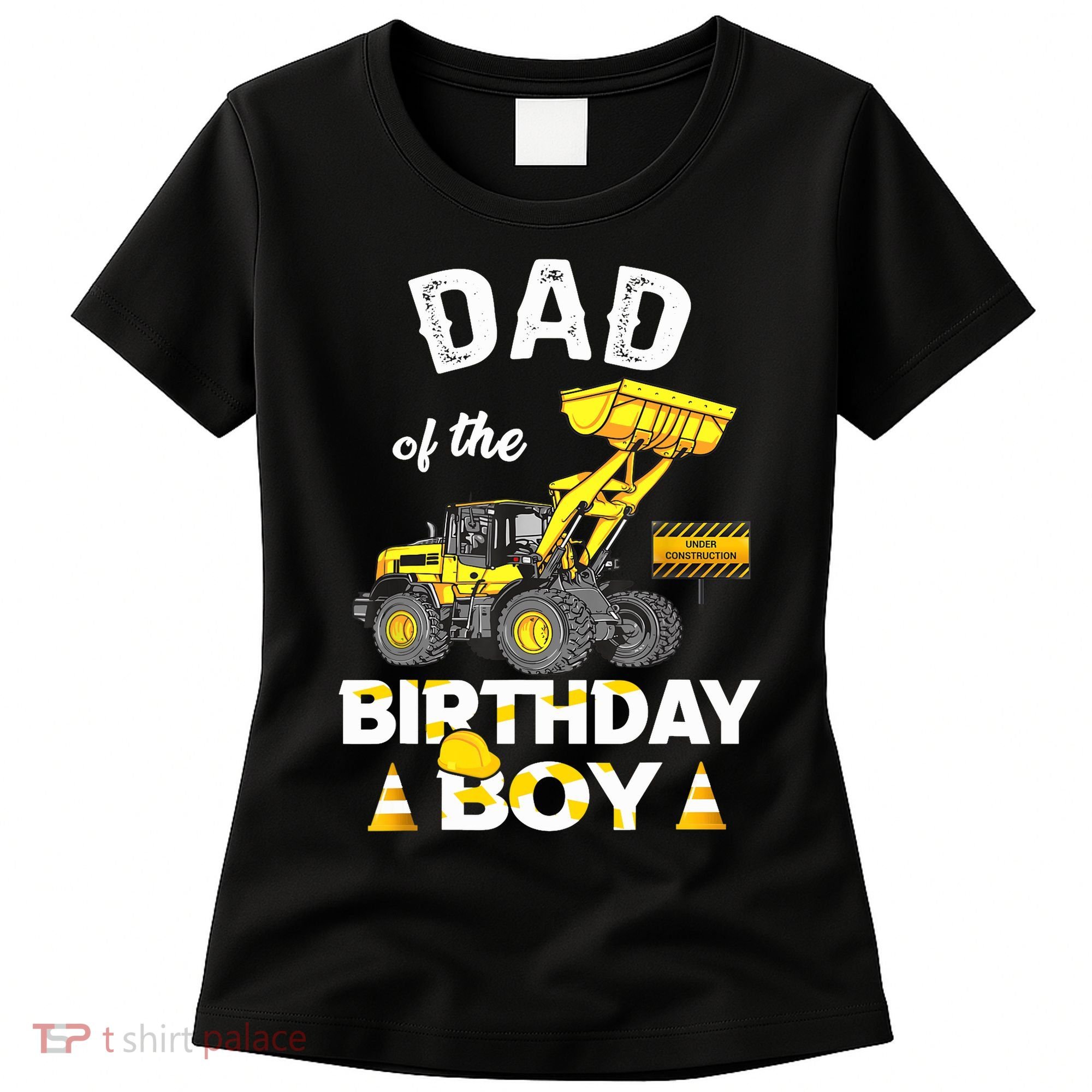 Dad Of The Birthday Boy Construction Family Matching Women's T-Shirt