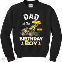 Dad Of The Birthday Boy Construction Family Matching Kids Sweatshirt thumb 0