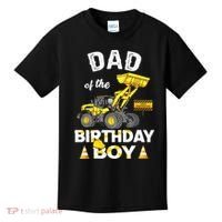 Dad Of The Birthday Boy Construction Family Matching Kids T-Shirt thumb 0