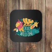Dad Of The Wild One Birthday Coaster thumb 0