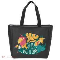 Dad Of The Wild One Birthday Tote Bag thumb 0