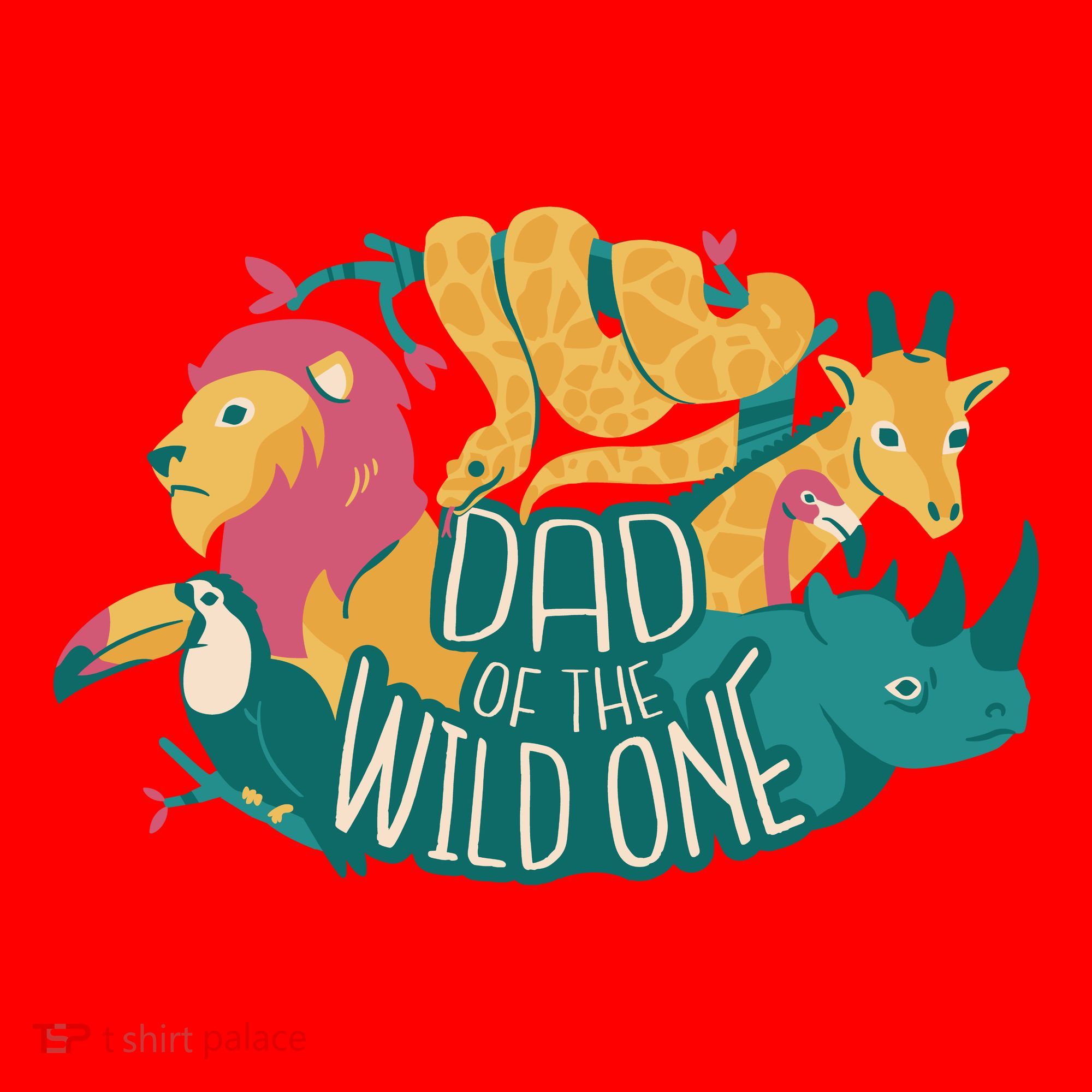Dad Of The Wild One Birthday Santa Hat