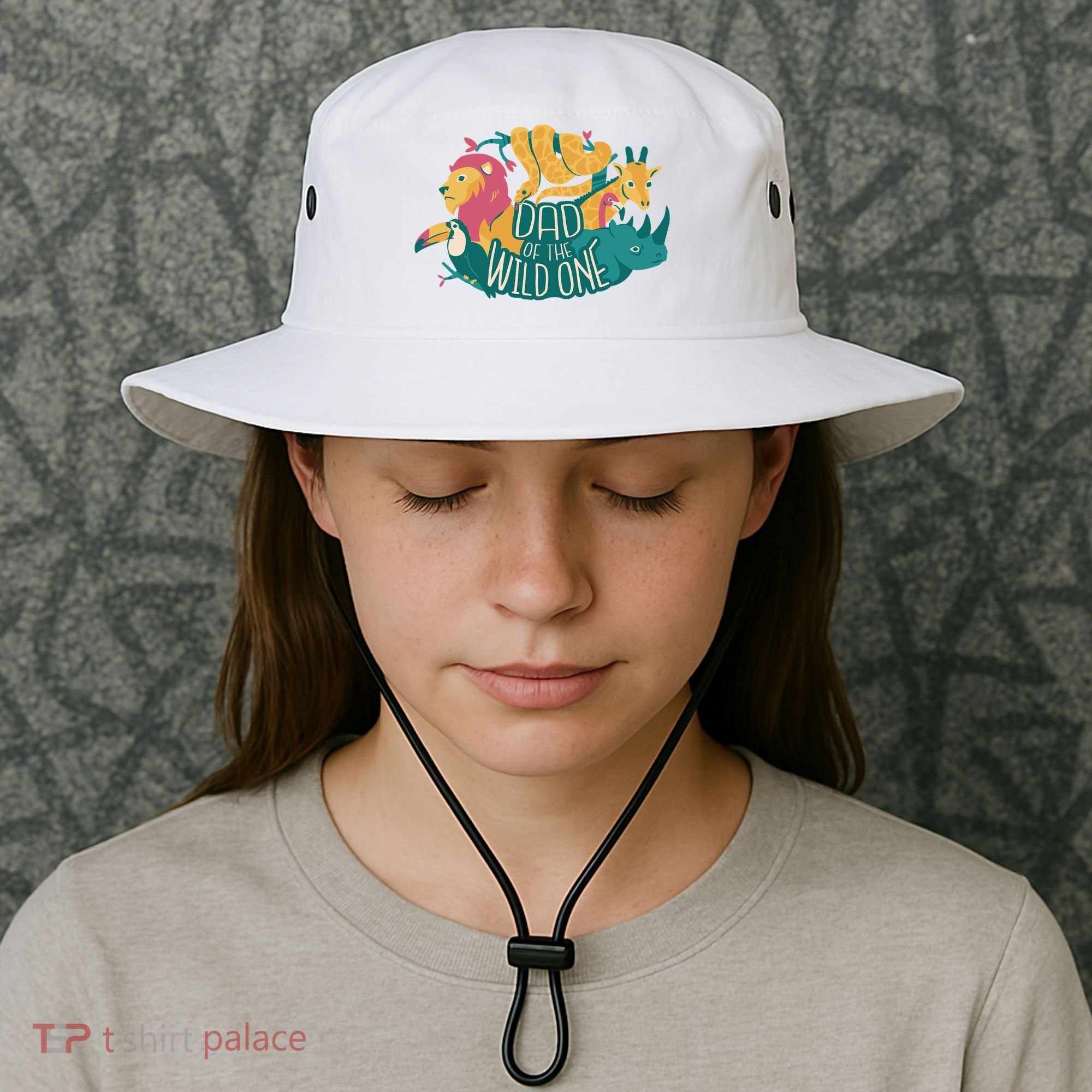 Dad Of The Wild One Birthday Bucket Hat