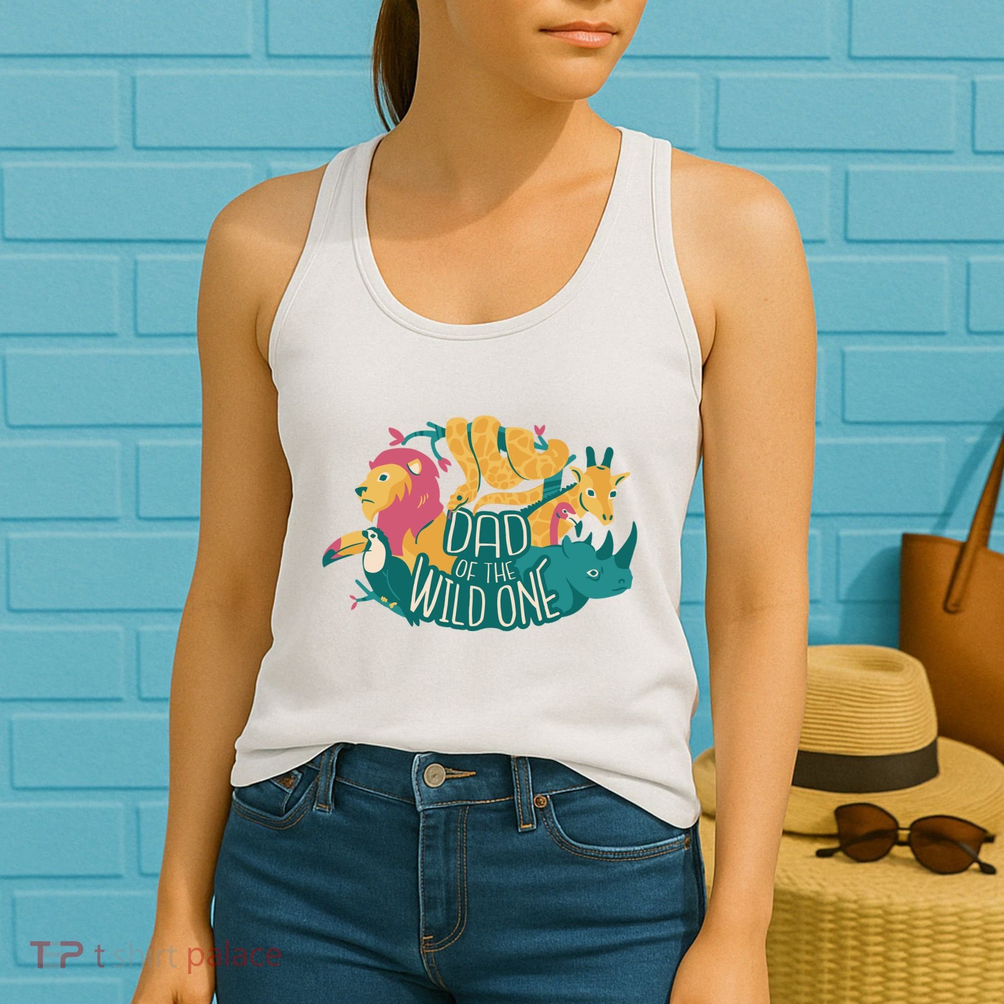 Dad Of The Wild One Birthday Women's Tank Top