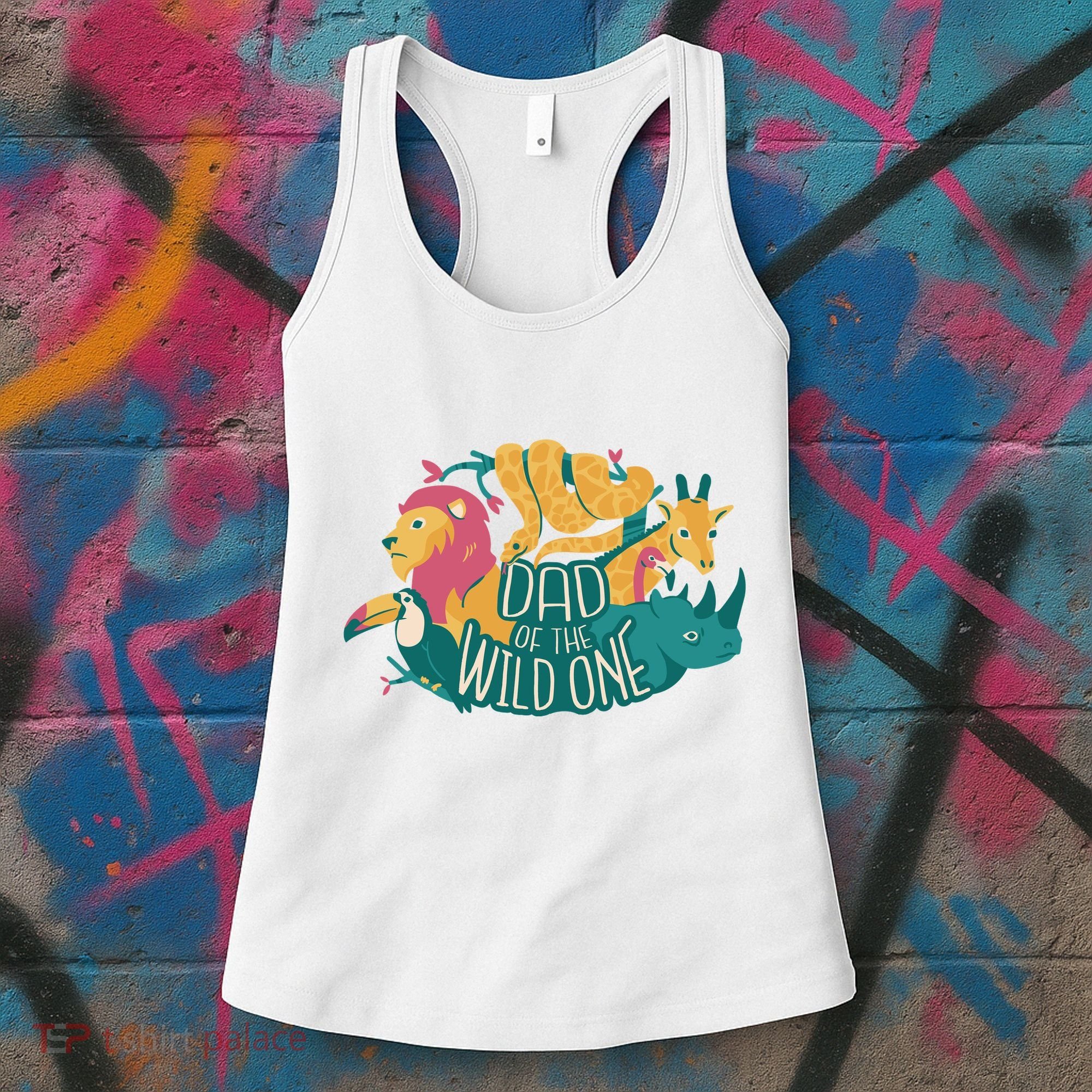 Dad Of The Wild One Birthday Women's Tank Top