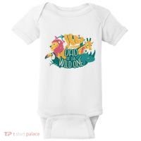 Dad Of The Wild One Birthday Baby Bodysuit thumb 0
