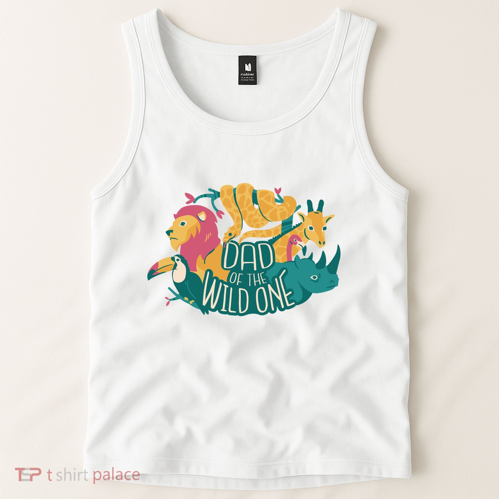 Dad Of The Wild One Birthday Tank Top