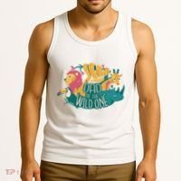 Dad Of The Wild One Birthday Tank Top thumb 3