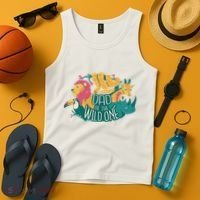 Dad Of The Wild One Birthday Tank Top thumb 4