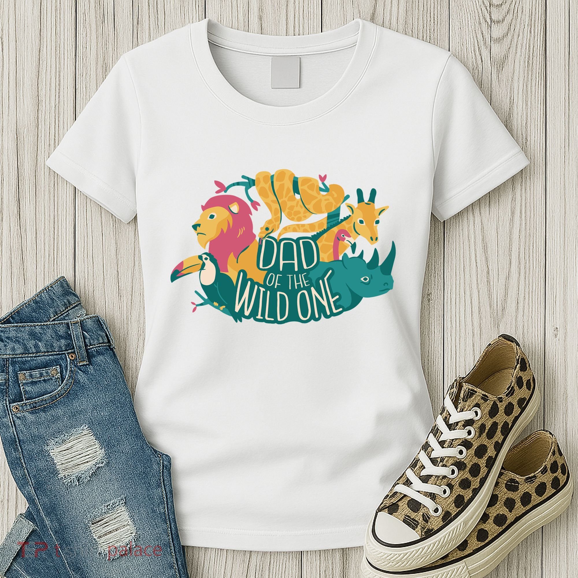 Dad Of The Wild One Birthday Women's T-Shirt