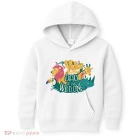 Dad Of The Wild One Birthday Kids Hoodie thumb 0