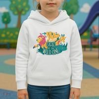 Dad Of The Wild One Birthday Kids Hoodie thumb 3
