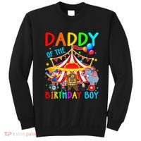 Daddy Of The Birthday Carnival Circus Themed Family Bday Sweatshirt thumb 0