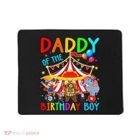 Daddy Of The Birthday Carnival Circus Themed Family Bday Mousepad thumb 0