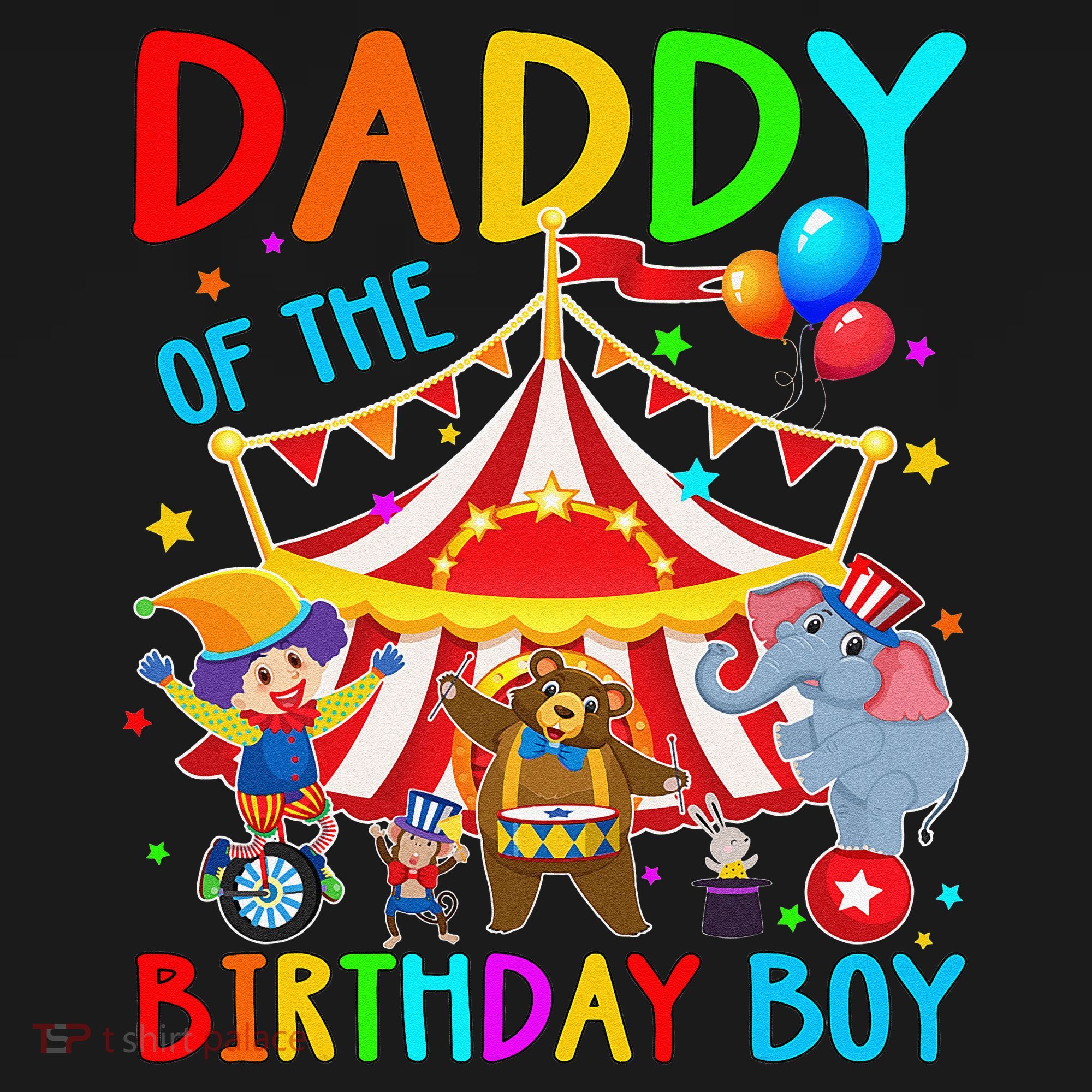 Daddy Of The Birthday Carnival Circus Themed Family Bday Mousepad