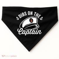 Dibs on The Captain Funny Captain Wife USA-Made Doggie Bandana thumb 0