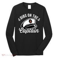 Dibs on The Captain Funny Captain Wife Long Sleeve Shirt thumb 0
