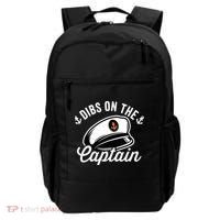 Dibs on The Captain Funny Captain Wife Backpack thumb 0