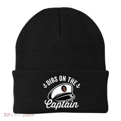 Dibs on The Captain Funny Captain Wife Beanie