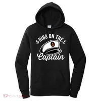 Dibs on The Captain Funny Captain Wife Women's Hoodie thumb 0