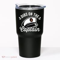 Dibs on The Captain Funny Captain Wife Tumbler thumb 0