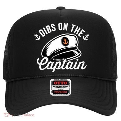 Dibs on The Captain Funny Captain Wife Hat