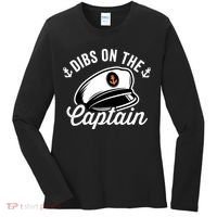 Dibs on The Captain Funny Captain Wife Women's Long Sleeve Shirt thumb 0