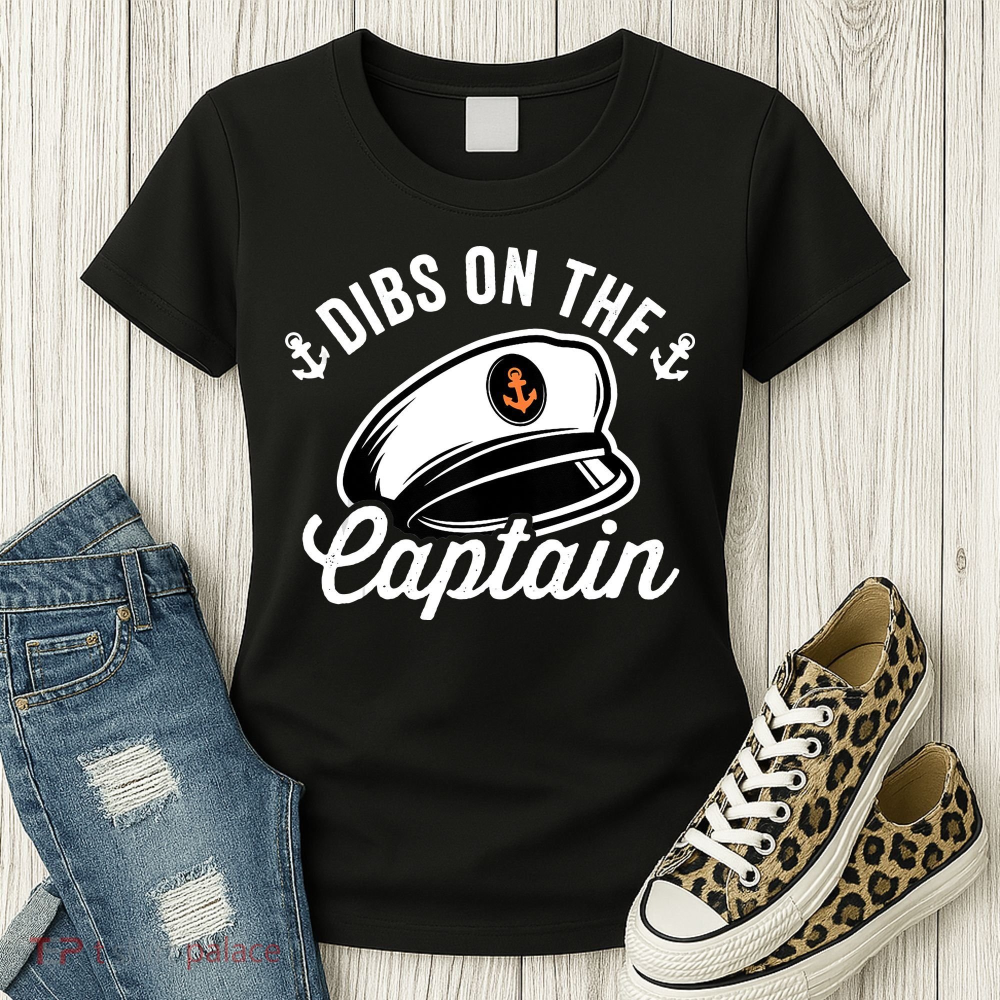 Dibs on The Captain Funny Captain Wife Women's T-Shirt