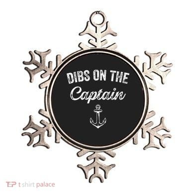 Dibs On The Captain Funny Captain Wife Quote Ornament