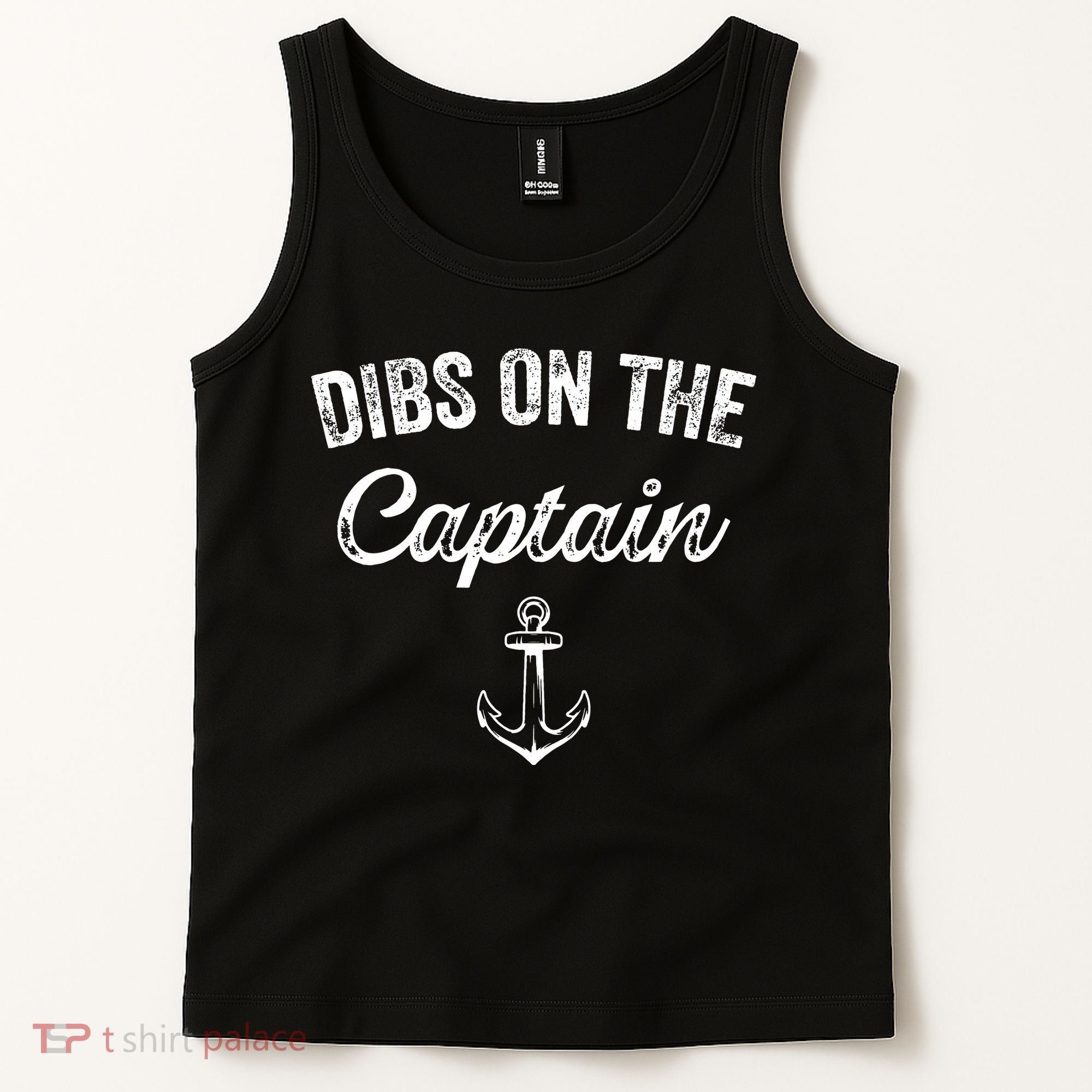 Dibs On The Captain Funny Captain Wife Quote Tank Top