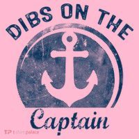 Dibs On The Captain Funny Boating Captain Wife Coaster thumb 2