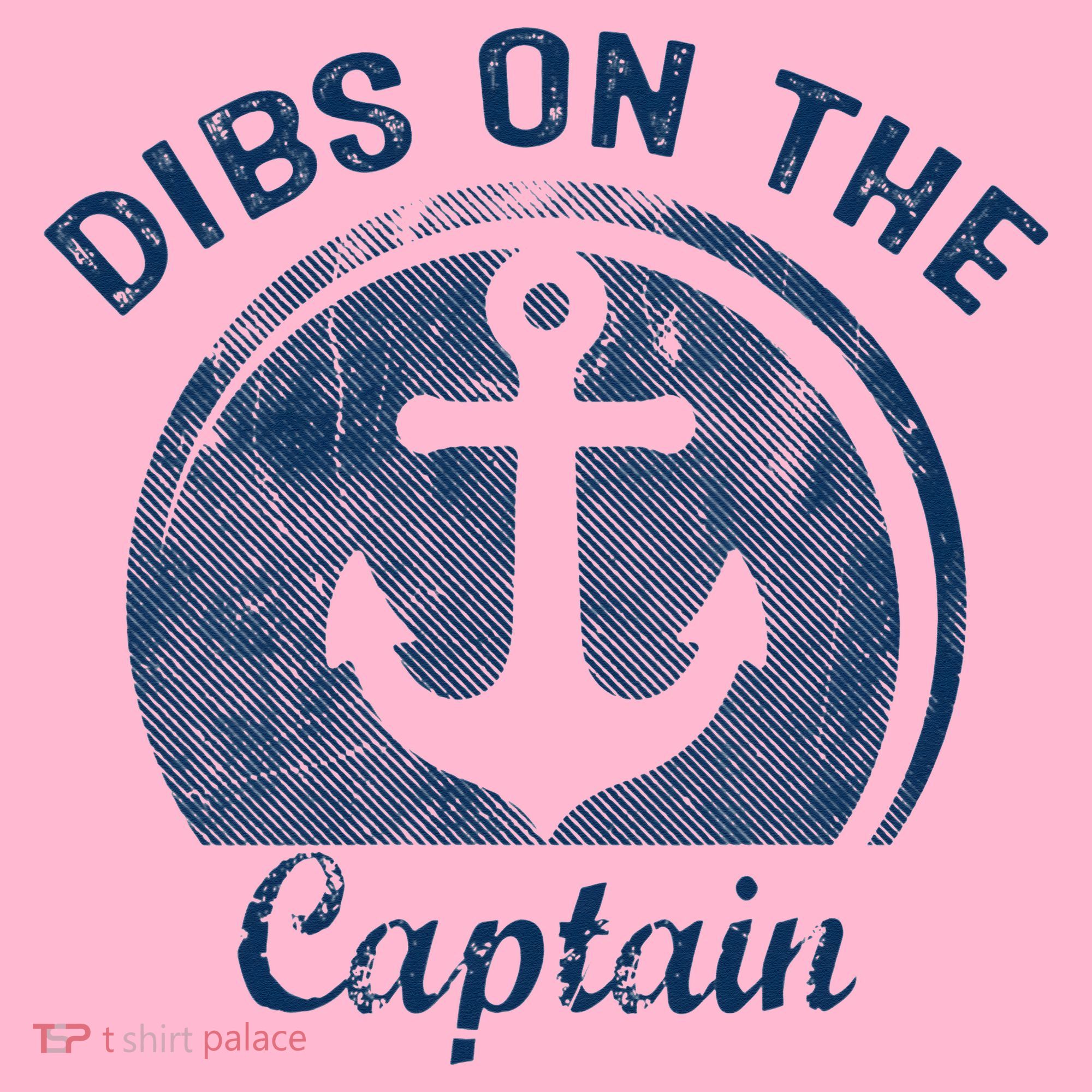 Dibs On The Captain Funny Boating Captain Wife Coaster