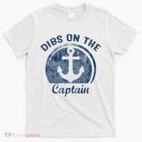 Dibs On The Captain Funny Boating Captain Wife T-Shirt thumb 0