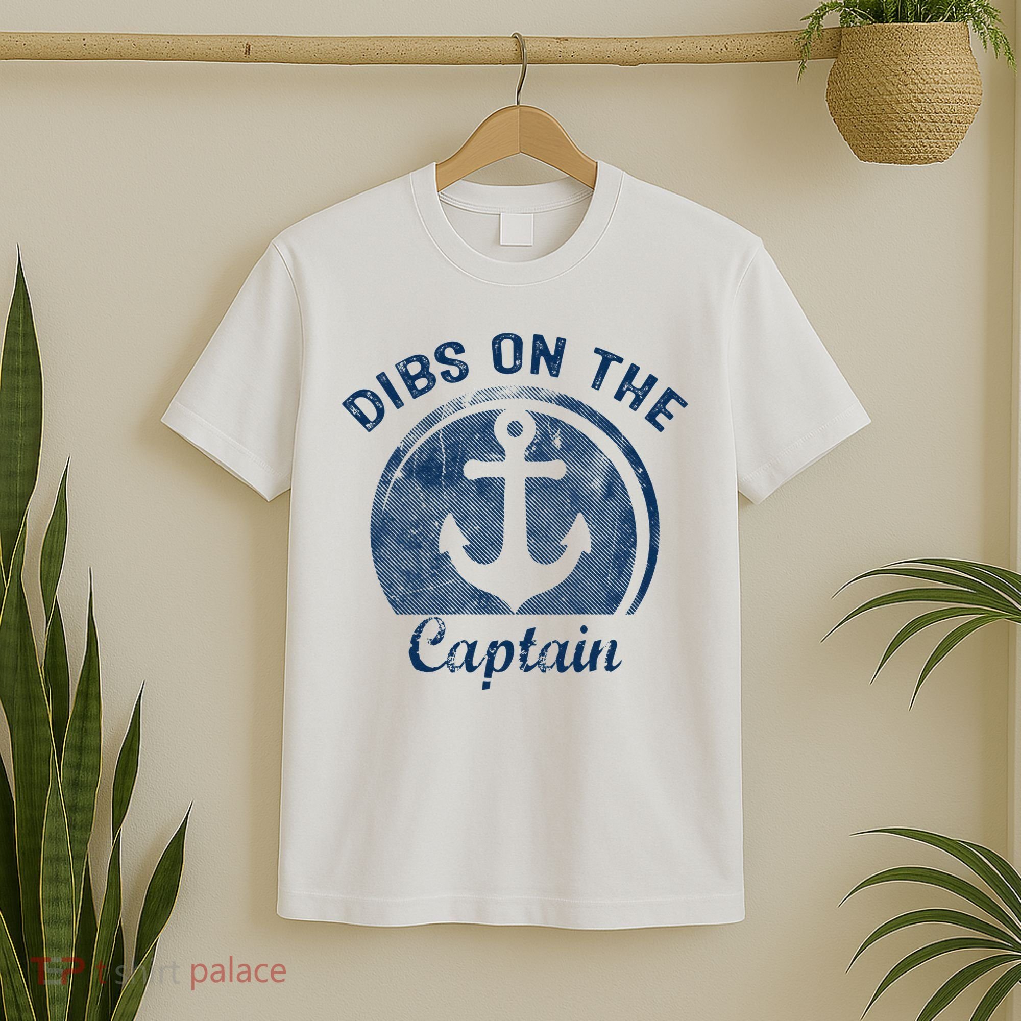 Dibs On The Captain Funny Boating Captain Wife T-Shirt