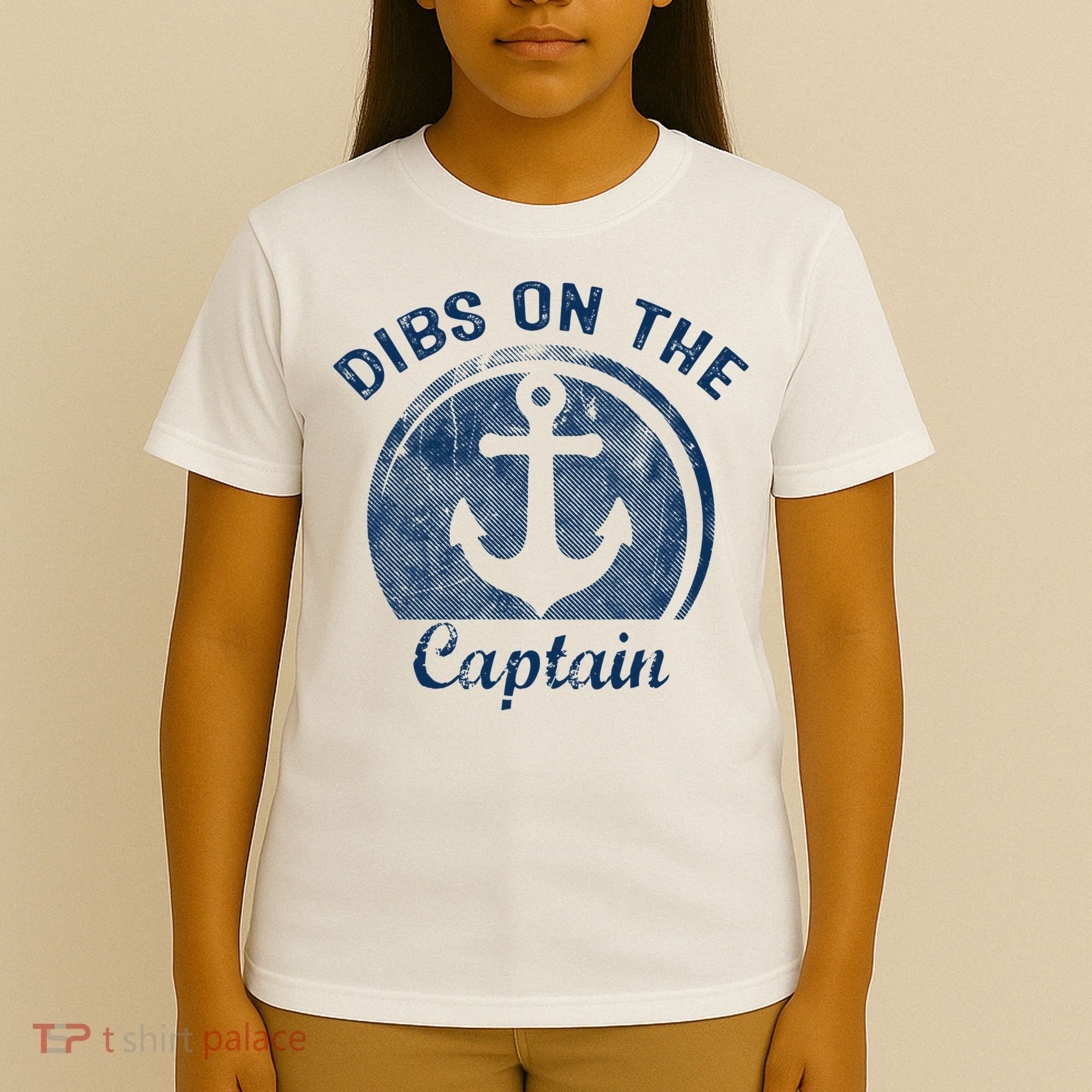 Dibs On The Captain Funny Boating Captain Wife T-Shirt