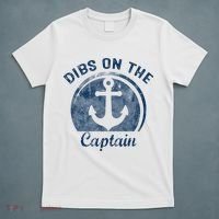 Dibs On The Captain Funny Boating Captain Wife T-Shirt thumb 5