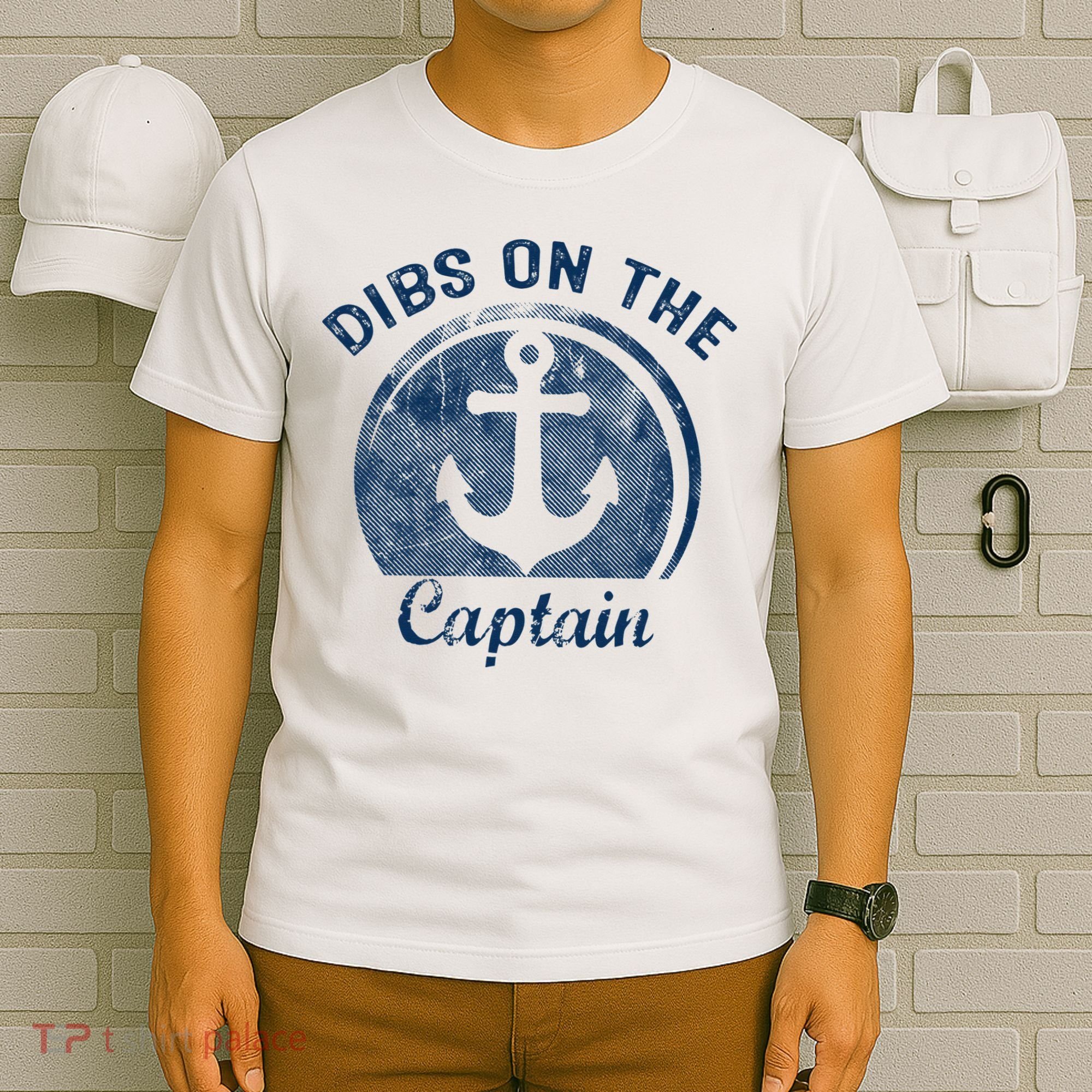 Dibs On The Captain Funny Boating Captain Wife T-Shirt