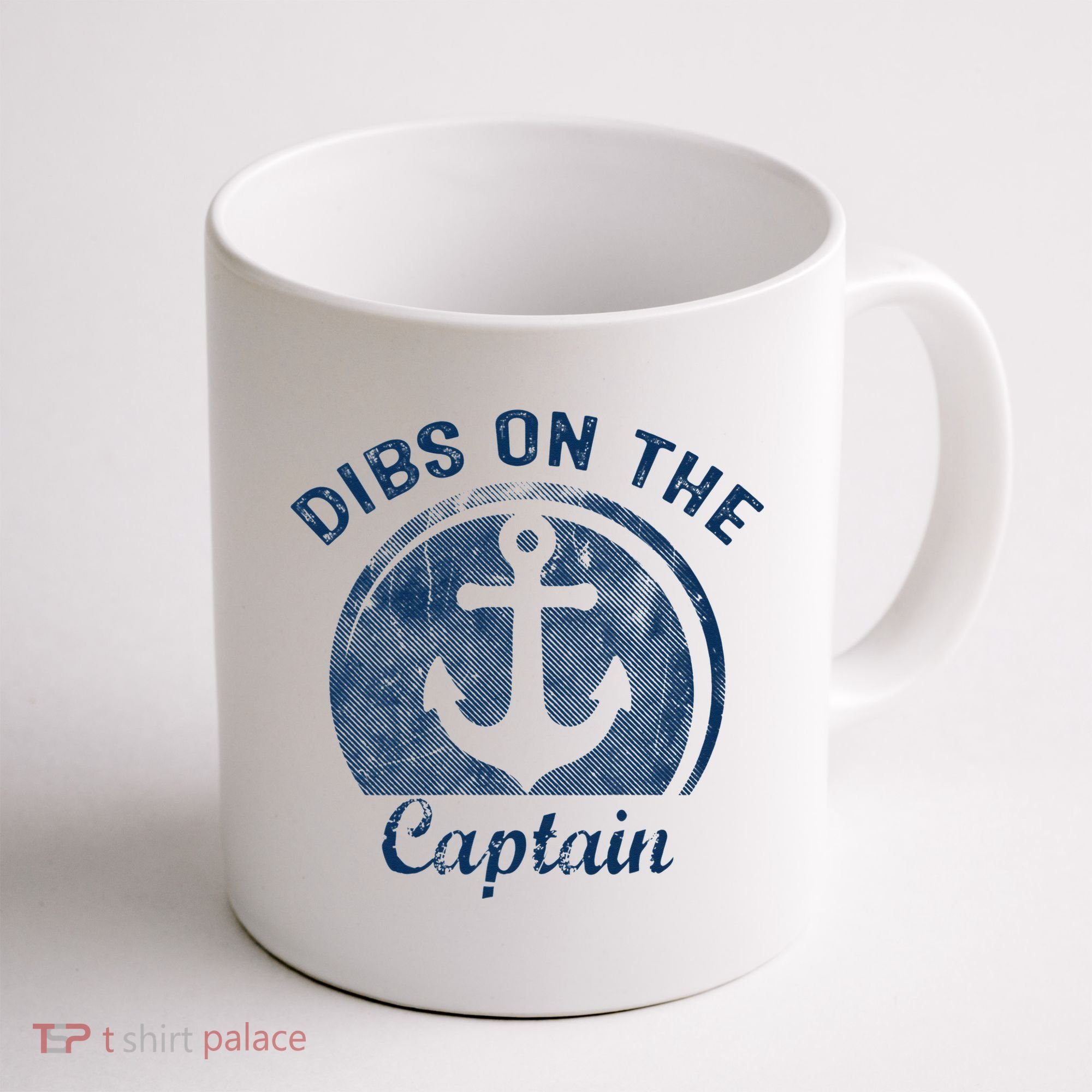 Dibs On The Captain Funny Boating Captain Wife Coffee Mug