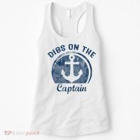 Dibs On The Captain Funny Boating Captain Wife Women's Tank Top thumb 0