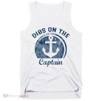 Dibs On The Captain Funny Boating Captain Wife Tank Top thumb 0