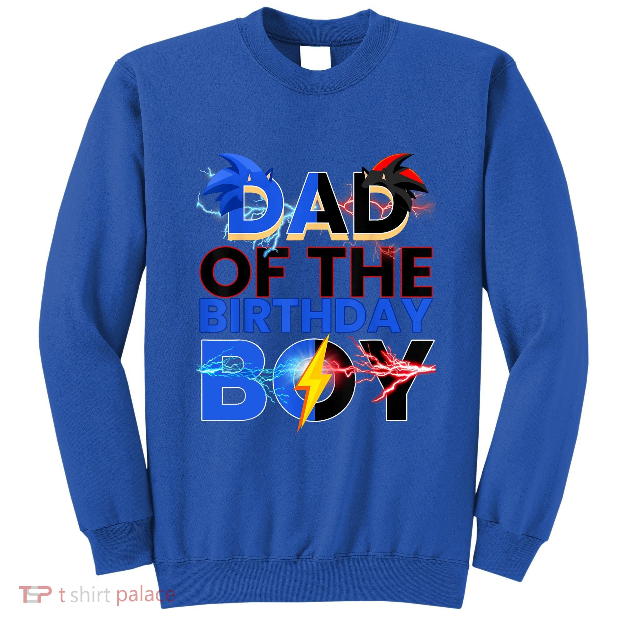 Dad Of The Birthday Boy Hedgehog Family Party Decorations Sweatshirt
