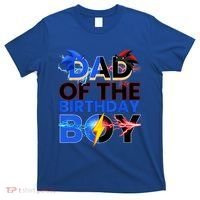 Dad Of The Birthday Boy Hedgehog Family Party Decorations T-Shirt thumb 0